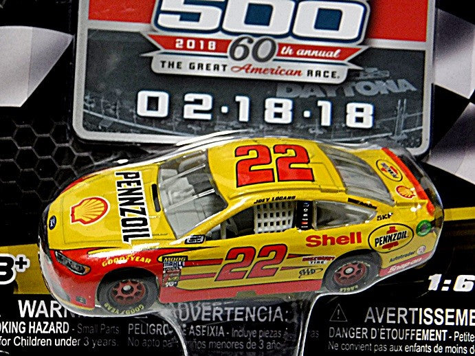NASCAR Authentics - Joe Gibbs Racing - Joey Logano  Daytona 500 Shell Pennzoil  Ford Fusion