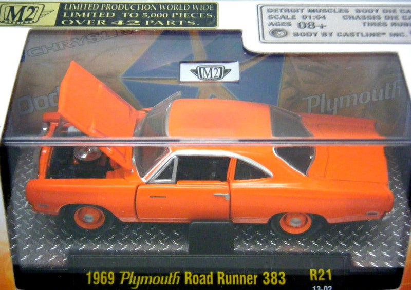 M2 Machines Detroit-Muscle 1969 Plymouth Road Runner