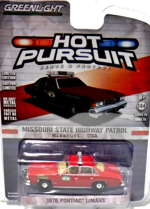 Greenlight Hot Pursuit - Missouri State Highway Patrol - 1976 Pontiac Lemans