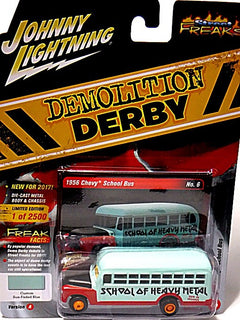 Johnny Lightning Street Freaks - Demolition Derby - 1957 Chevrolet School Bus