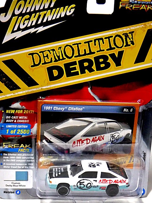 Johnny Lightning Street Freaks - Demolition Derby - 1981 Chevrolet Citation