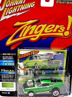 Johnny Lightning Street Freaks - Zingers - 1965 Ford Mustang 2+2 Fastback