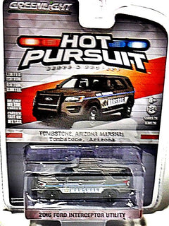 Greenlight - Hot Pursuit - Tombstone Arizona Marshall  Ford Police Interceptor Utility
