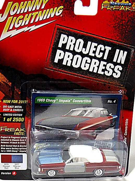 Johnny Lightning Street Freaks - Projects In Progress - 1969 Chevy Impala Convertible