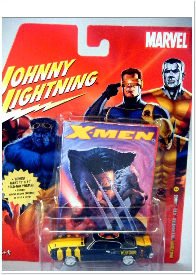 Johnny Lightning Marvel X-men 1971 Pontiac GTO Judge