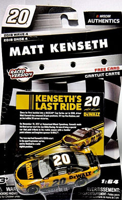 NASCAR Authentics - Matt Kenseth's Last Ride -  Joe Gibbs Racing DeWalt Toyota Camry