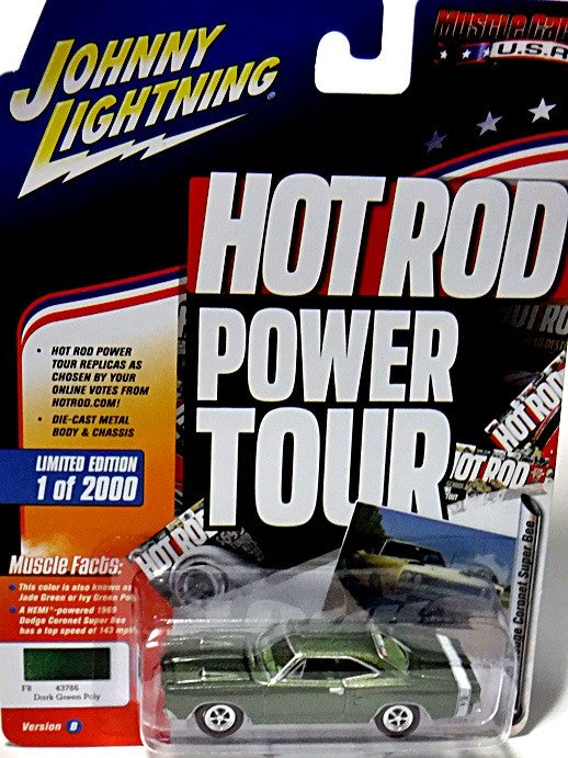 Johnny Lightning Muscle Cars USA - Hot Rod Power Tour - 1969 Dodge Coronet SuperBee