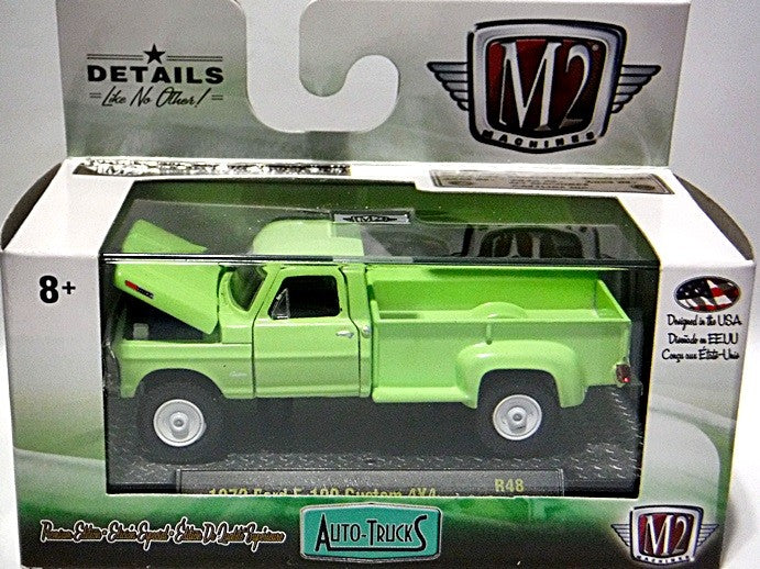 M2 Machines Auto-Trucks 1972 Ford F-100 Custom 4x4 Pickup Truck