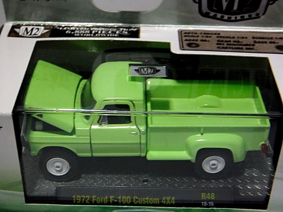 M2 Machines Auto-Trucks 1972 Ford F-100 Custom 4x4 Pickup Truck