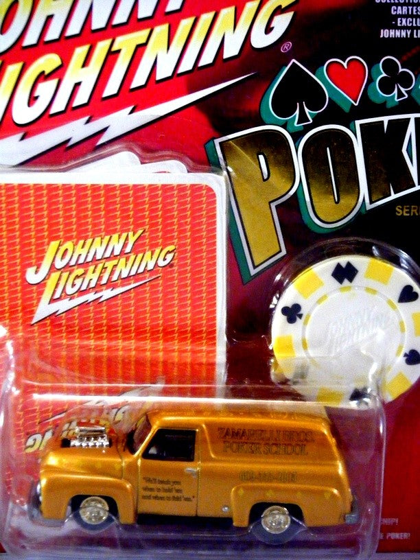 Johnny Lightning Poker 1955 Ford Sedan Delivery