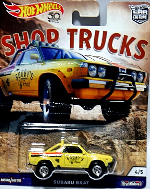 Hot Wheels Car Culture - Shop Trucks - Sooby's Off Road Subaru Brat Shop Truck