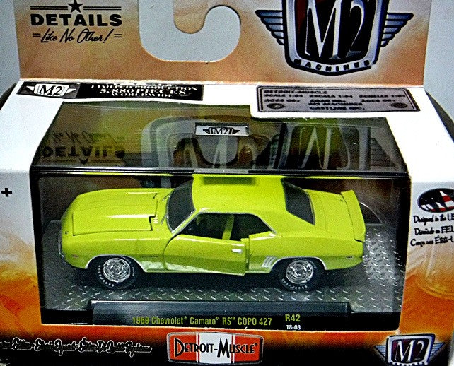 M2 Machines Detroit Muscle 1969 Chevrolet Camaro RS COPO 427