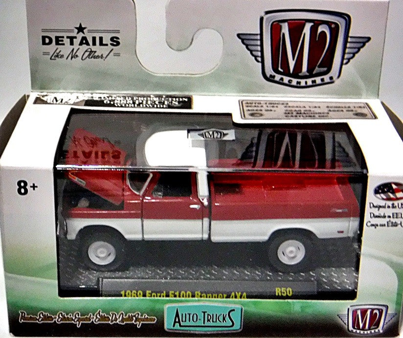 M2 Machines Auto-Trucks 1969 Ford F-100 Ranger 4x4