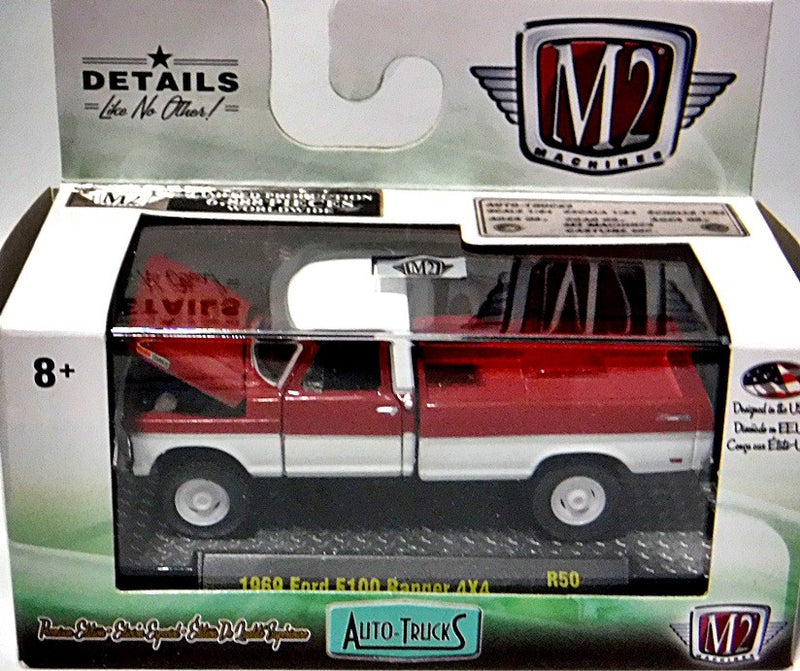 M2 Machines Auto-Trucks 1969 Ford F-100 Ranger 4x4