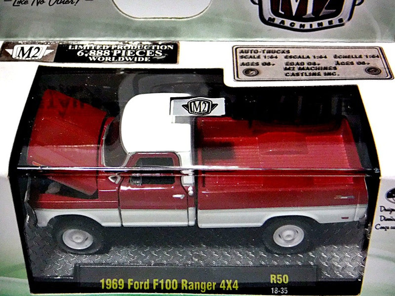 M2 Machines Auto-Trucks 1969 Ford F-100 Ranger 4x4