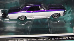 Maisto - Tow & Go - 1965 Buick Riviera and Camper Trailer