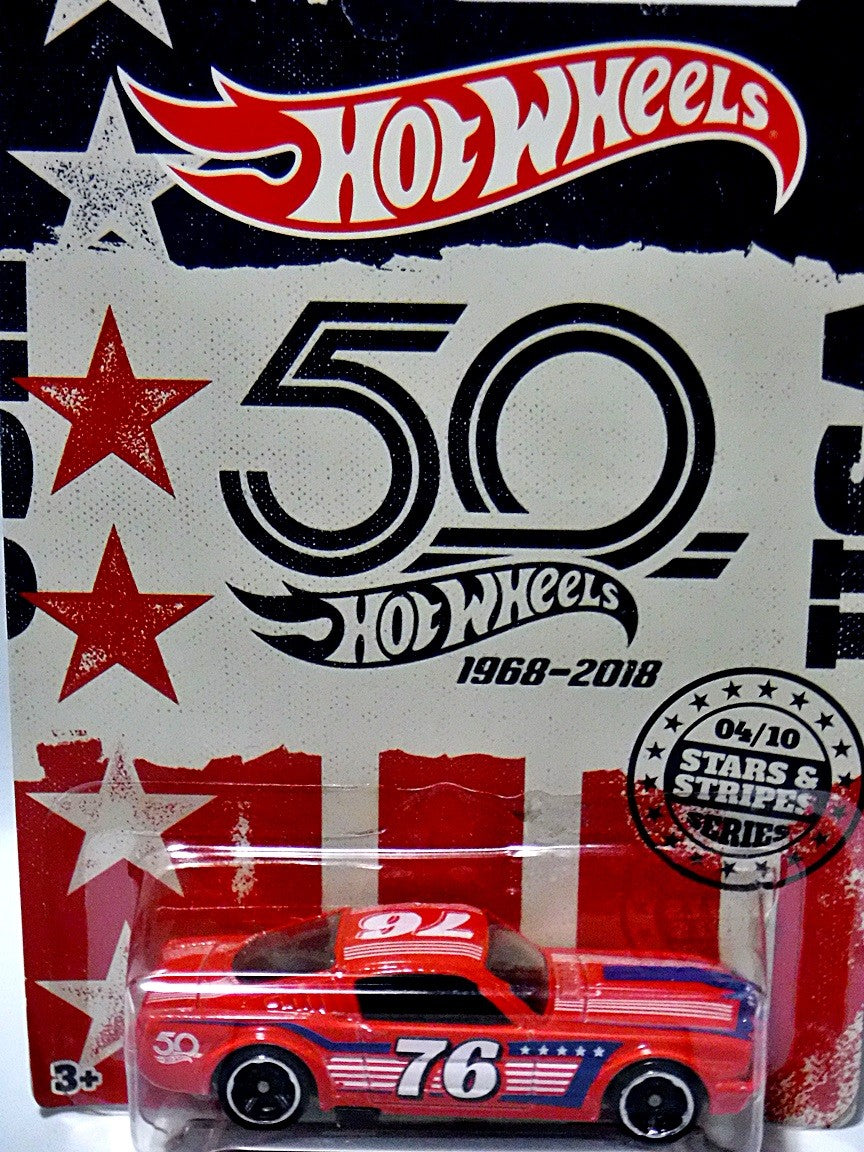 Hot Wheels Stars and Stripes - 1965 Ford Mustang 2+2 Fastback