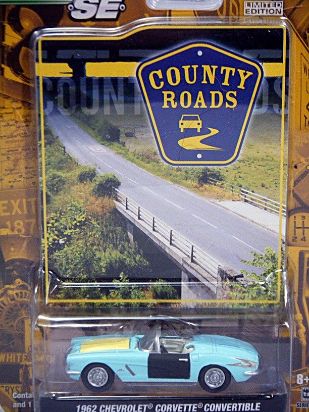 Greenlight County Roads 1962 Chevrolet Corvette