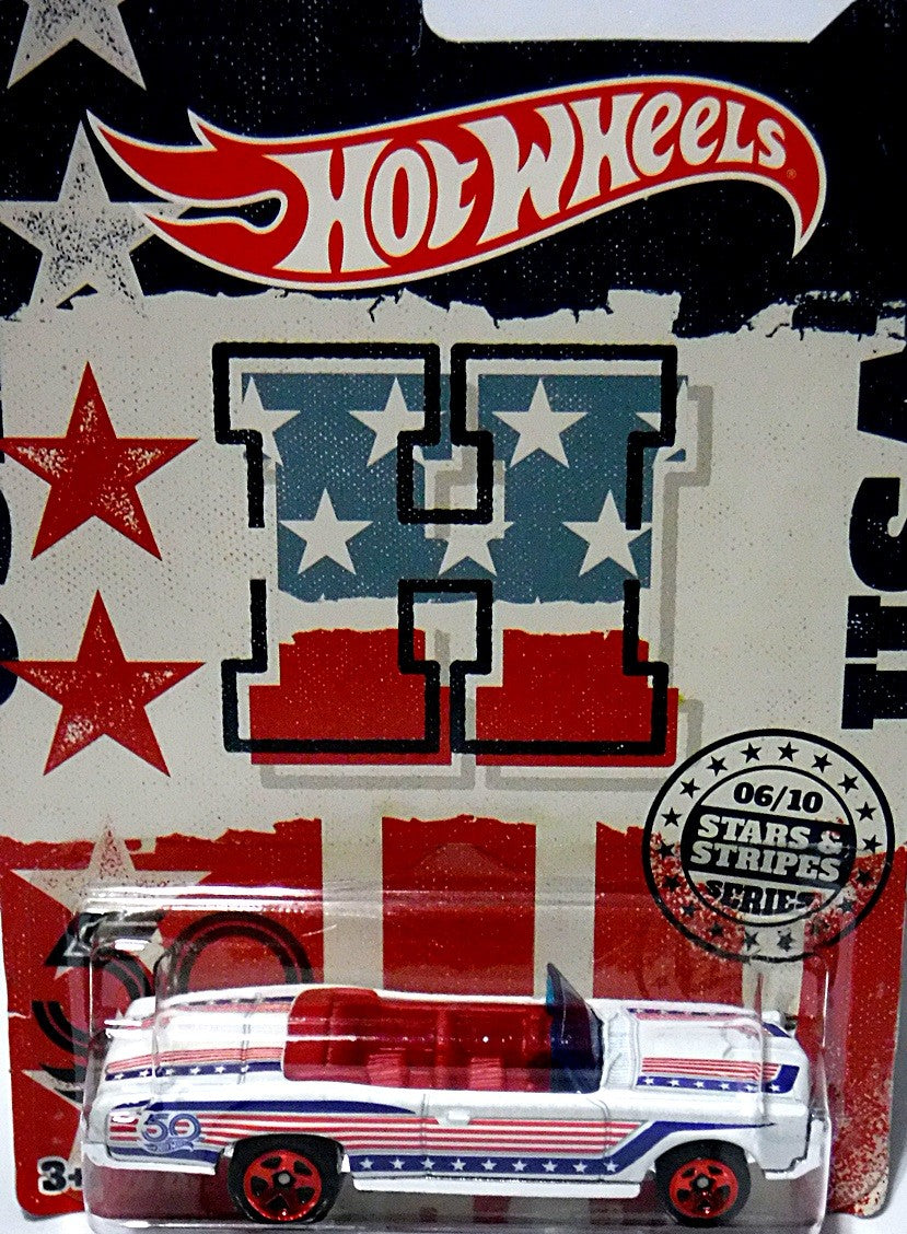 Hot Wheels Stars and Stripes - 1967 Pontiac GTO Convertible