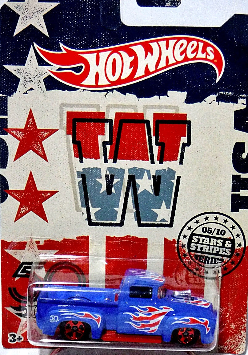 Hot Wheels Stars and Stripes - 1956 Ford F-100 Pickup Truck