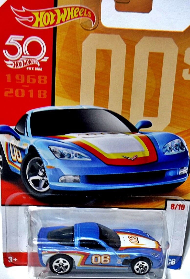 Hot Wheels 50th Anniversary Throwbacks -  Chevrolet Corvette C6 Coupe