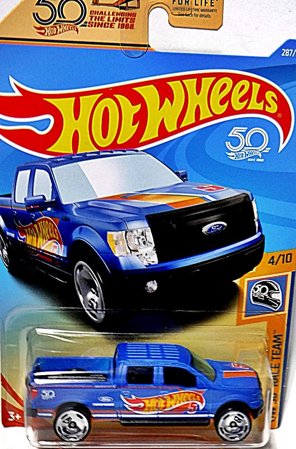 Hot Wheels 50th Anniversary Race Team - Ford f-150  Crew Cab Pickup Truck