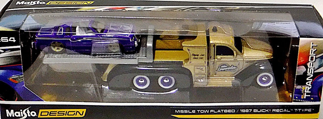 Maisto - Tow & Go - Buick Regal T-Type and Missile Tow Flatbed