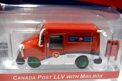Greenlight Hobby Exclusives - Green Machine - Canada Post LLV Delivery Van with Mailbox