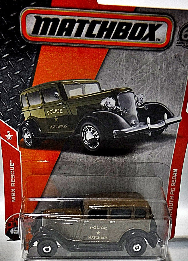 Matchbox - 1933 Plymouth Sedan Police Car