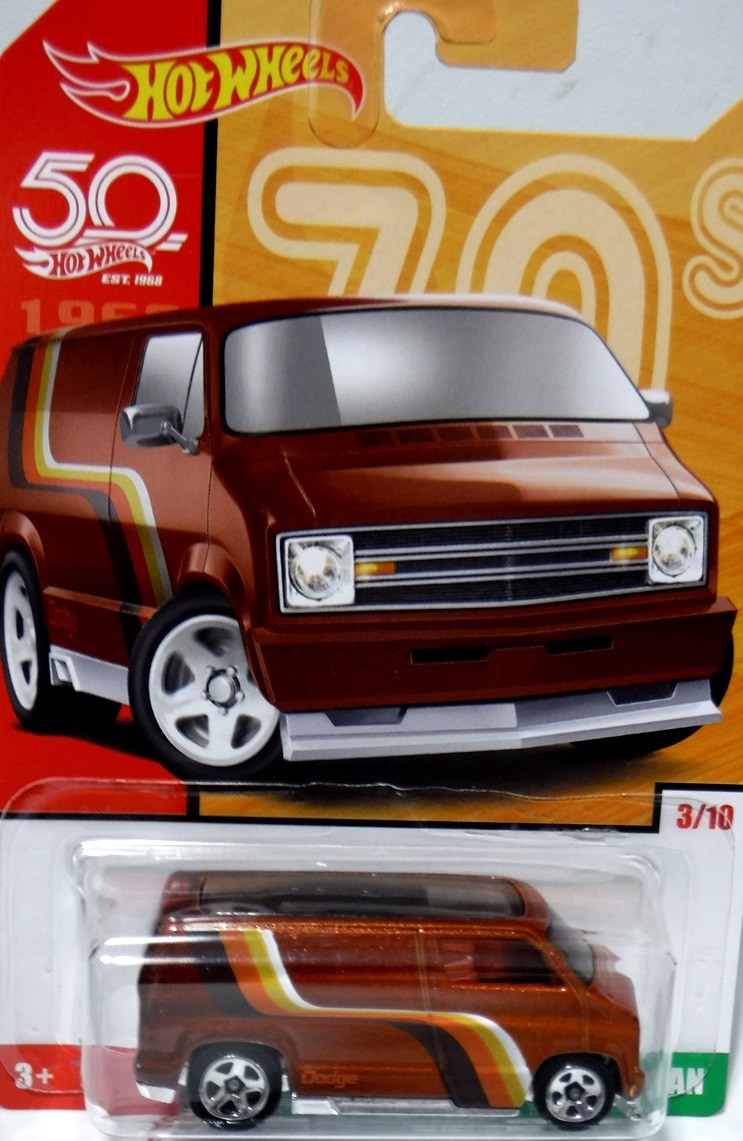 Hot Wheels 50th Anniversary Throwbacks -  Custom Dodge Van