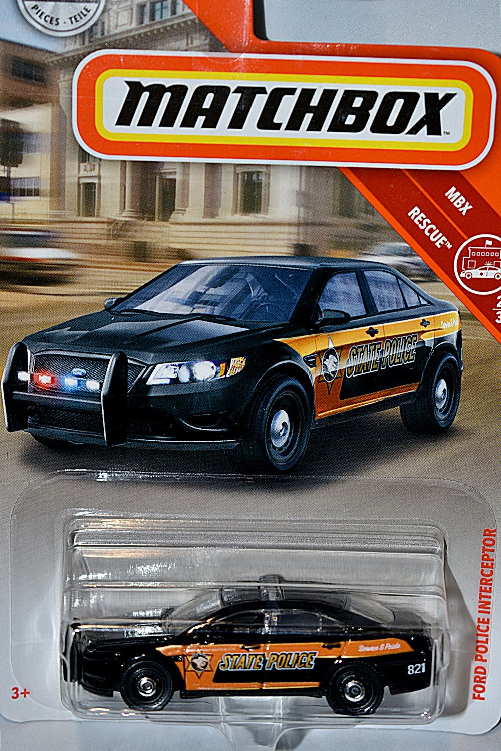 Matchbox - Ford Police Interceptor State Police Car
