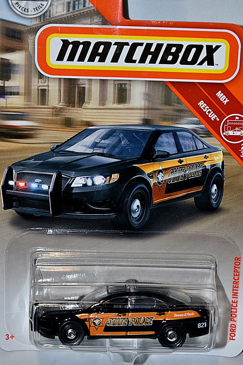 Matchbox - Ford Police Interceptor State Police Car