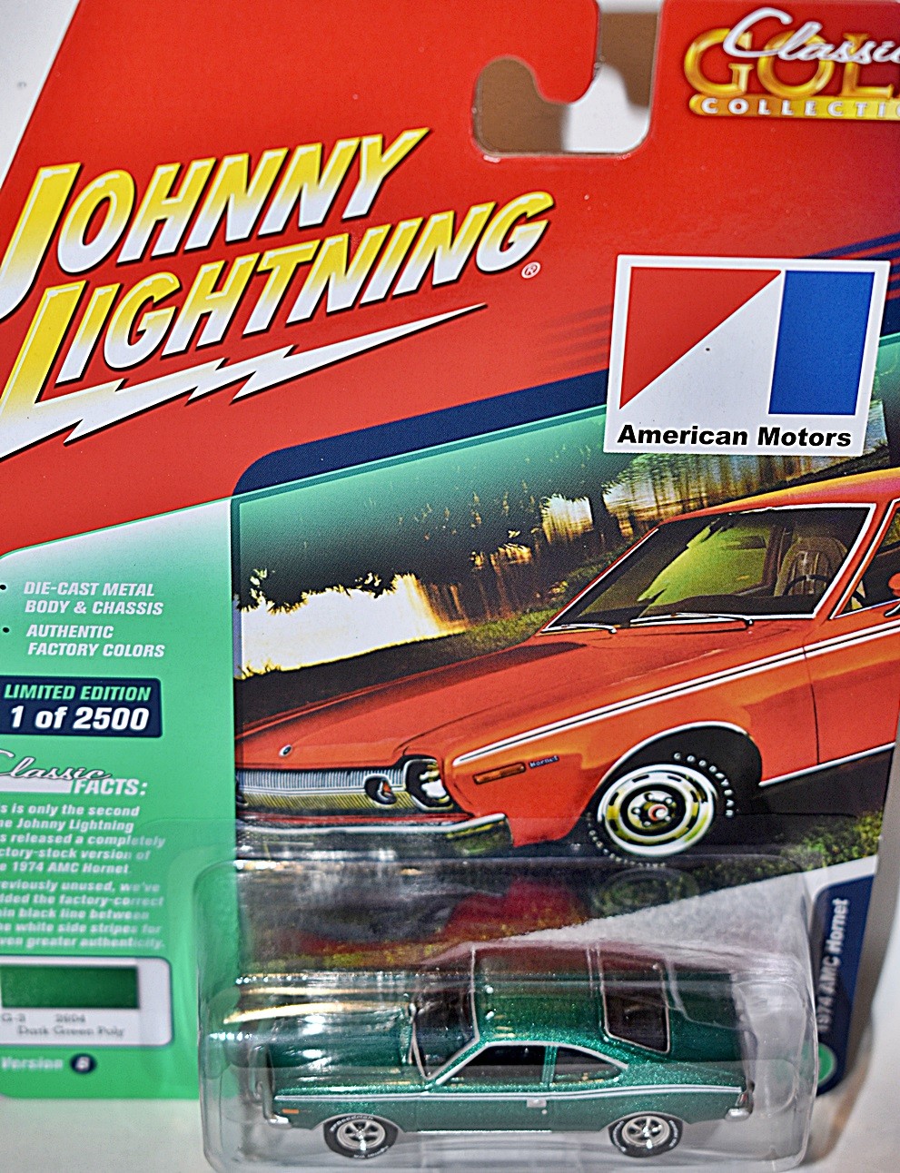 Johnny Lightning Classic Gold - 1974 AMC Hornet