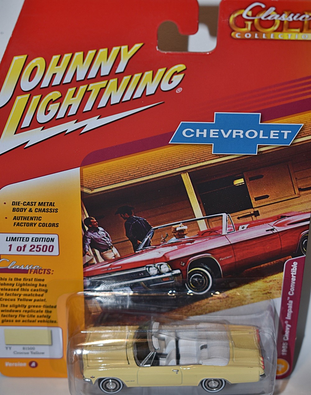 Johnny Lightning  - 1965 Chevy Impala Convertible