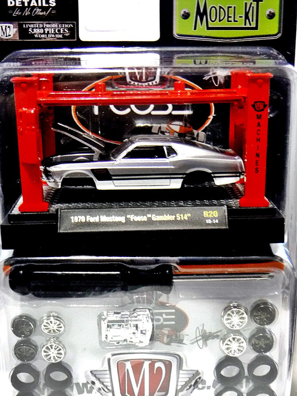 M2 Machines Model Kits -  Foose Design - 1970 Ford Mustang Foose Gambler 514