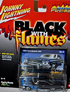 Johnny Lighnting Black with Flames - 1963 Ford Galaxie 500