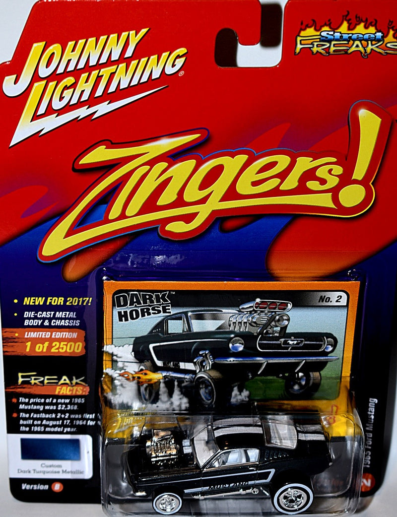 Johnny Lightning Street Freaks - Zingers - 1965 Ford Mustang 2+2 Fastback