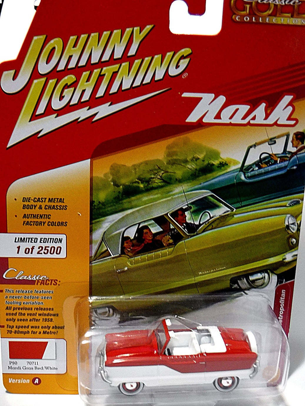 Johnny Lightning Classic Gold - 1958 Nash Metropolitan