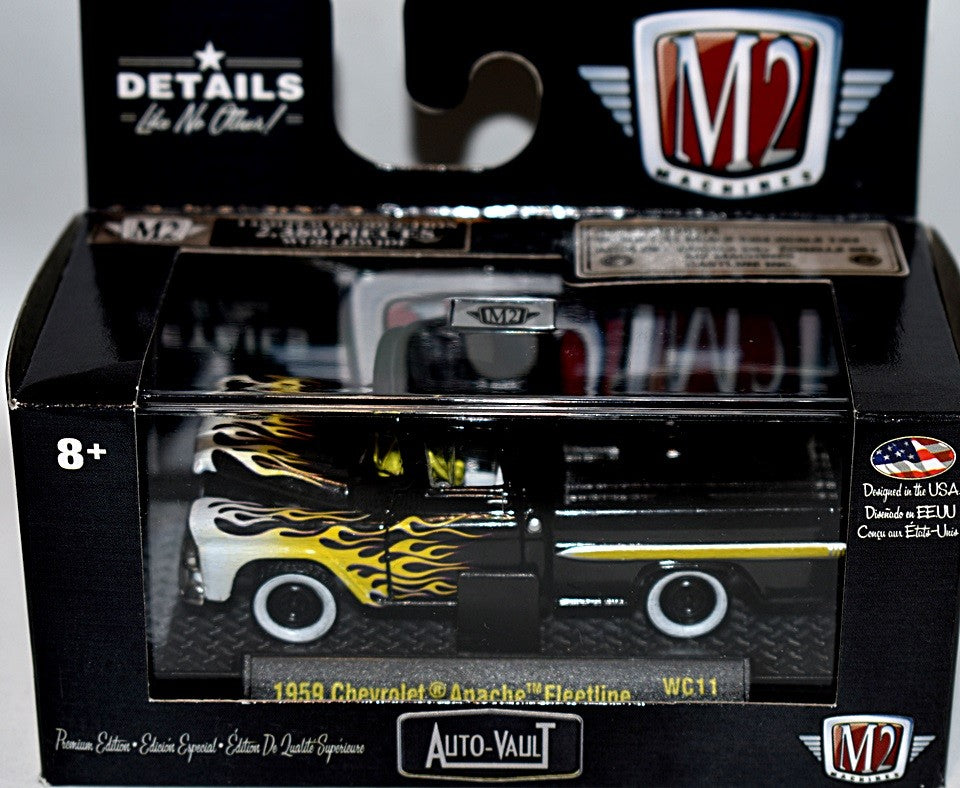 M2 Machines - Auto-Vault -  1959 Chevrolet Apache Fleetline Pickup Truck