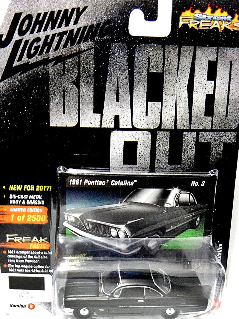 Johnny Lightning Street Freaks - Blacked Out - 1961 Pontiac Catalina
