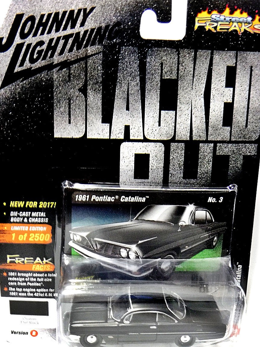 Johnny Lightning Street Freaks - Blacked Out - 1961 Pontiac Catalina
