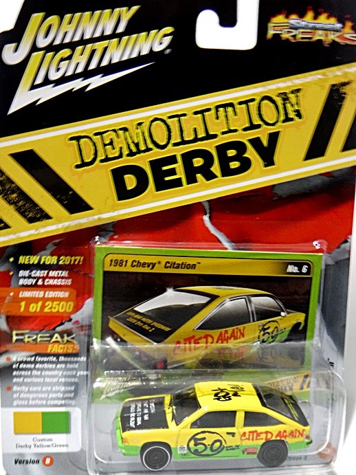 Johnny Lightning Street Freaks - Demolition Derby - 1981 Chevrolet Citation