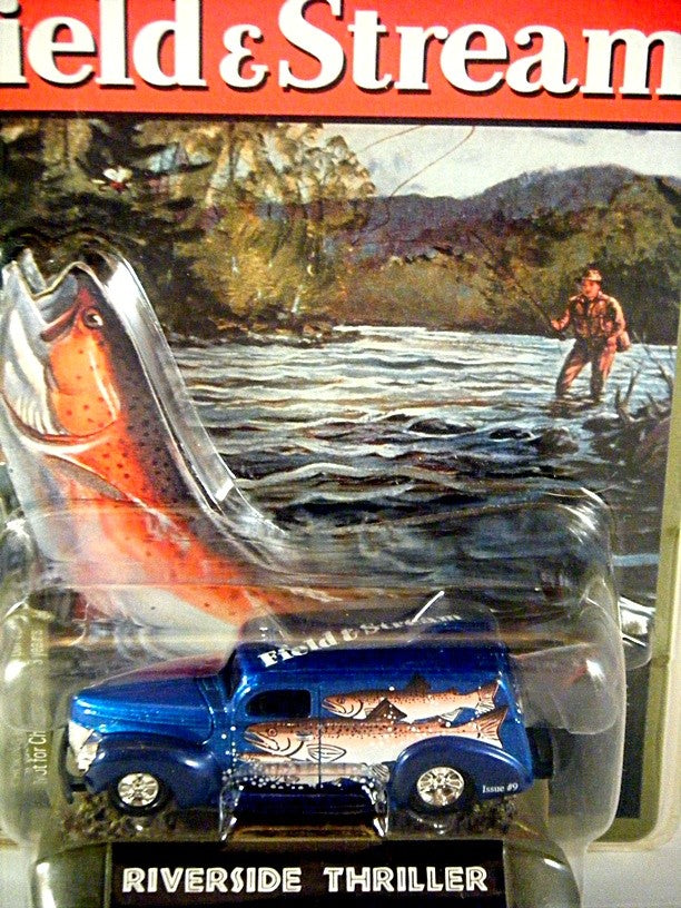 Racing Champions Field and Stream: 40 Ford Sedan Delivery Riverside Fly Fishing Bass Van