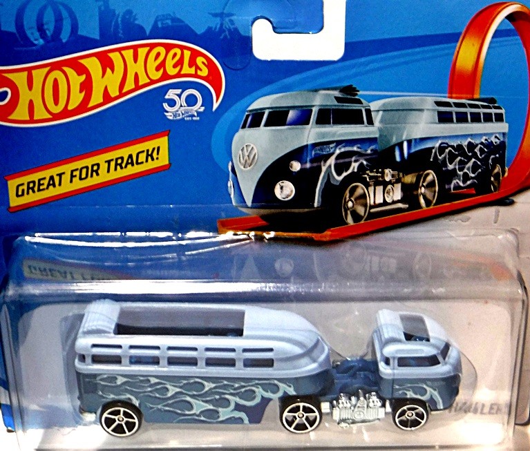 Hot Wheels Track Stars -Custom  Volkswagen RV Hauler