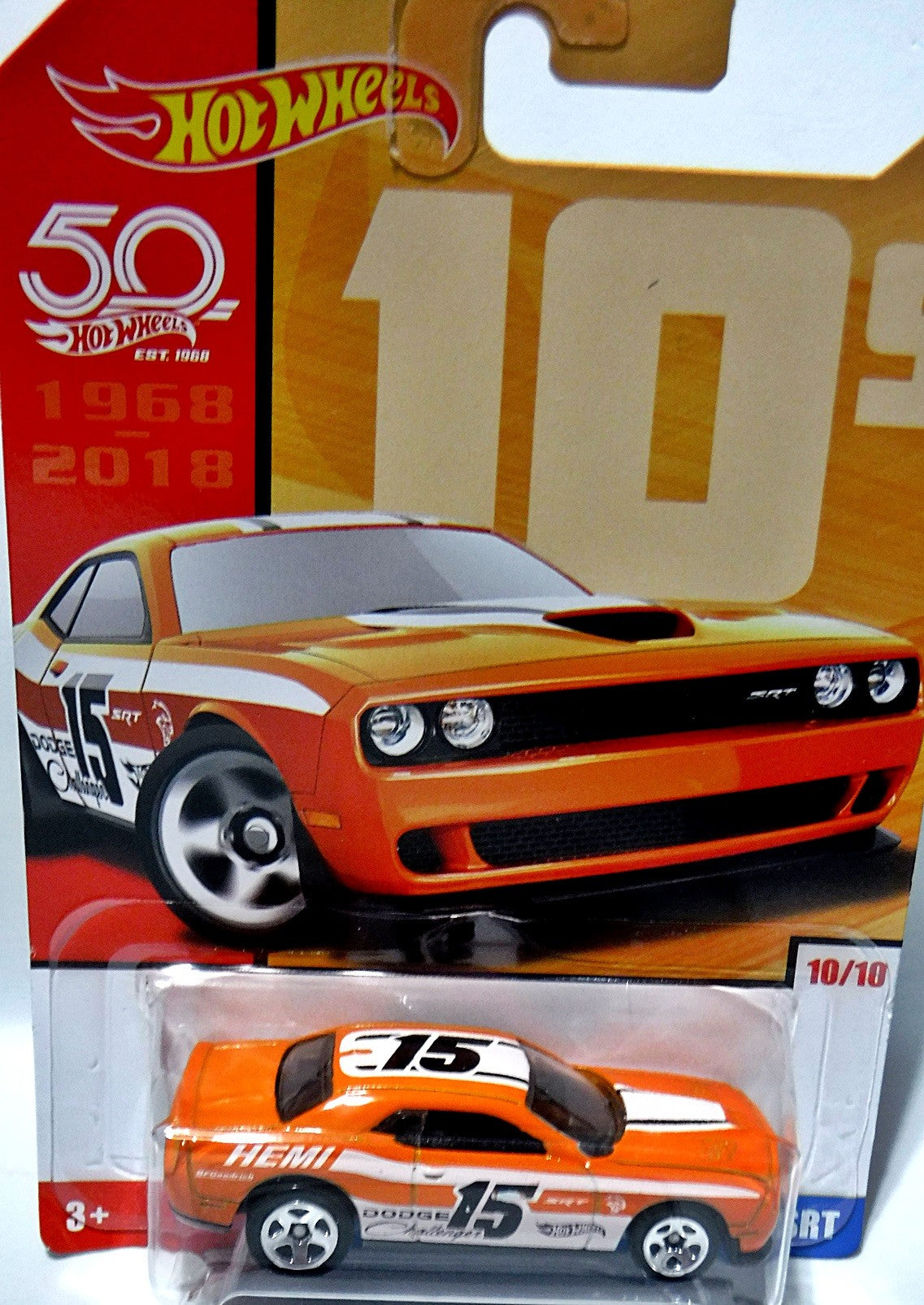 Hot Wheels 50th Anniversary Throwbacks -  Dodge Hemi Challenger