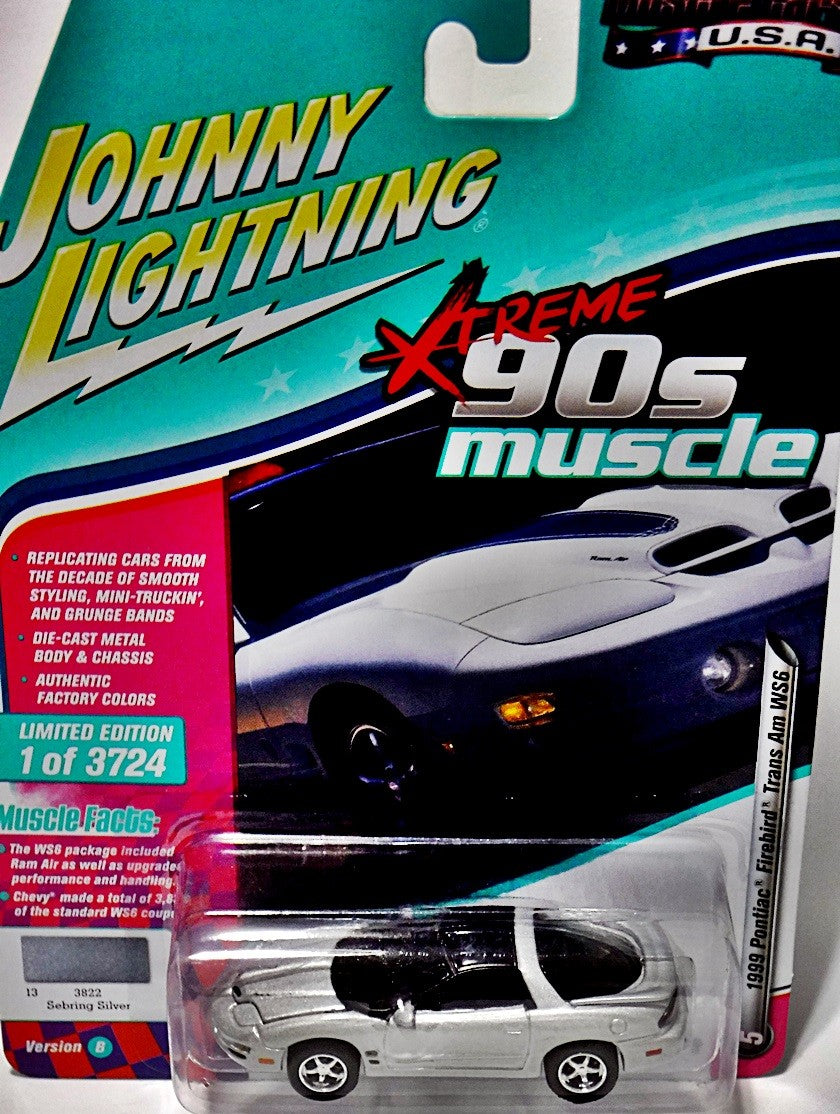 Johnny Lightning Muscle Cars USA - 1999 Pontiac Firebird Trans Am WS6
