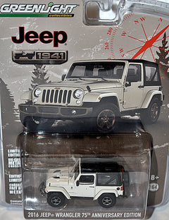 Greenlight Anniversary Series - Jeep 70th Anniversary - Jeep Wrangler
