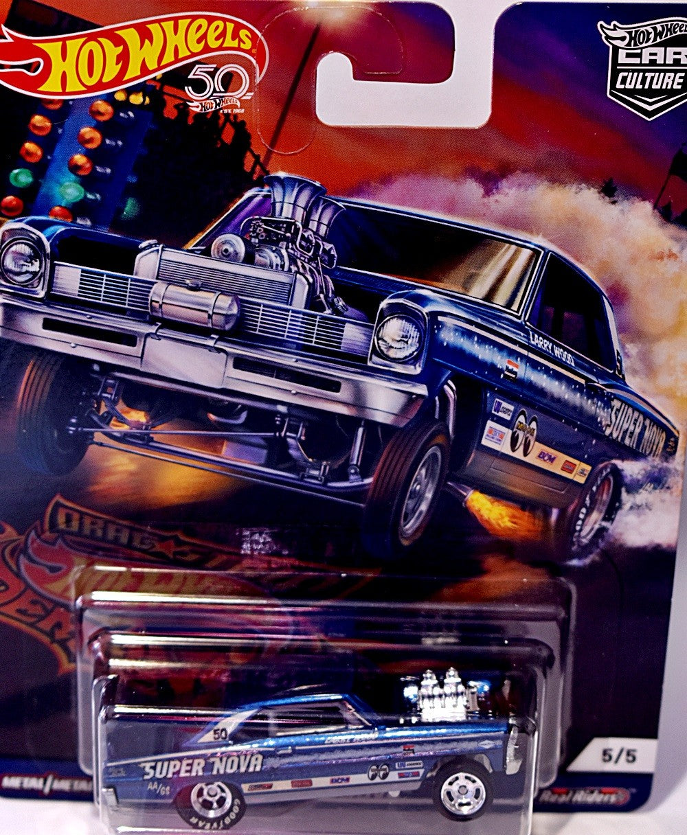 Hot Wheels Car Culture Dragstrip Demons - 1955 Chevy Gasser - Tri-Me