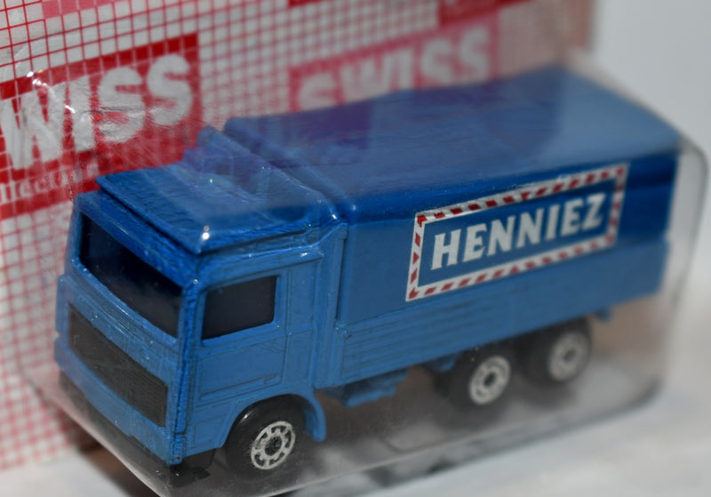 Matchbox Volvo Tilt Truck - Henniez - Swiss Only Blistercard
