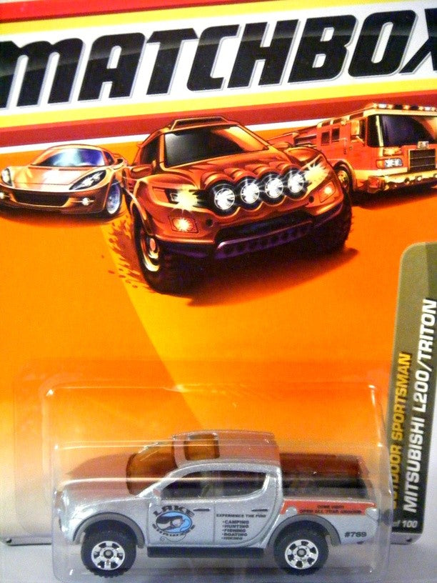 Matchbox Mitsubishi L200 Triton Outdoor Sportsman Pickup Truck